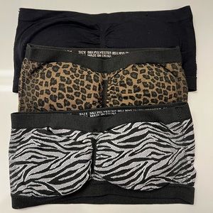 SET OF 3 Padded Bandeau Bras
